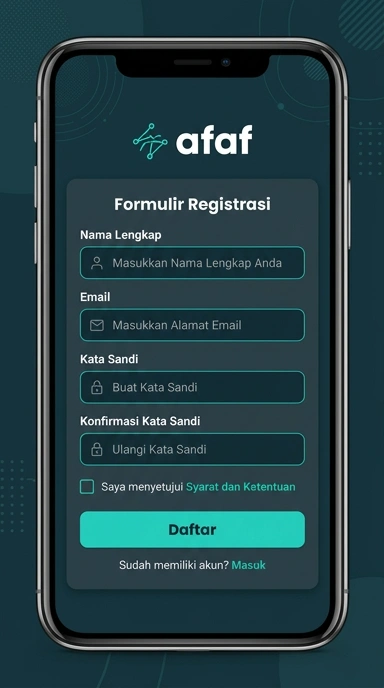 Panduan Registrasi Akun afaf untuk Pengguna Android