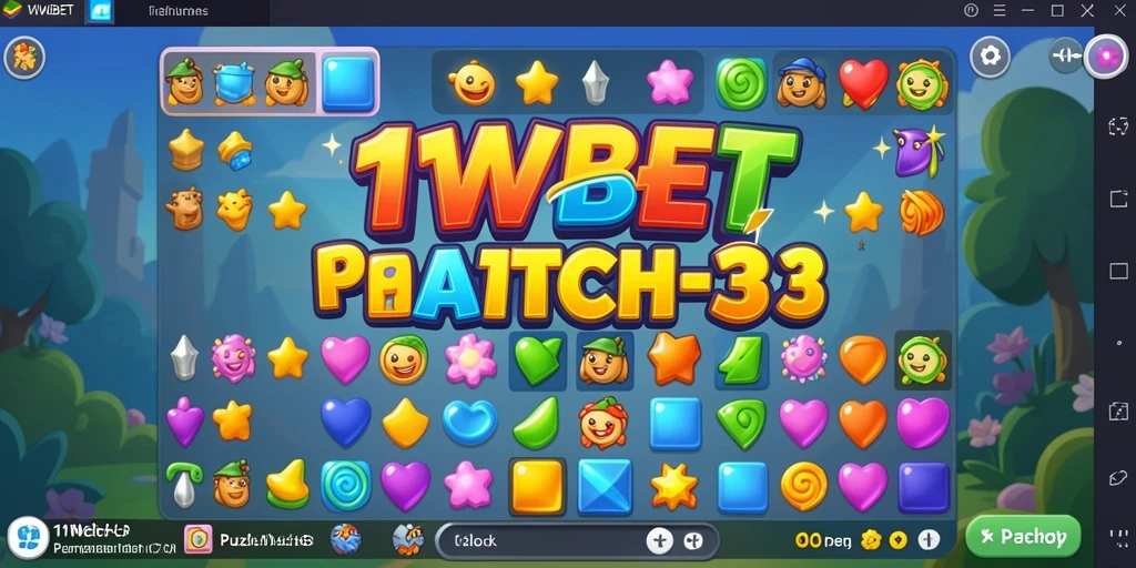 Tampilan antarmuka game 11WBET dengan elemen Puzzle Match-3 yang menarik.
