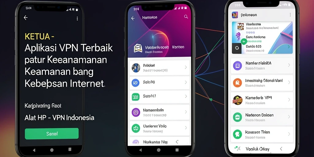 Antarmuka KETUA yang sederhana dan fungsional untuk VPN Indonesia.