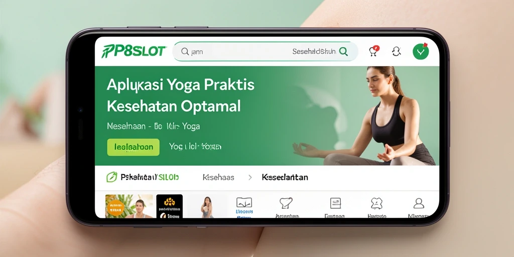 Tampilan antarmuka PP8SLOT yang intuitif dan menarik untuk latihan Yoga.