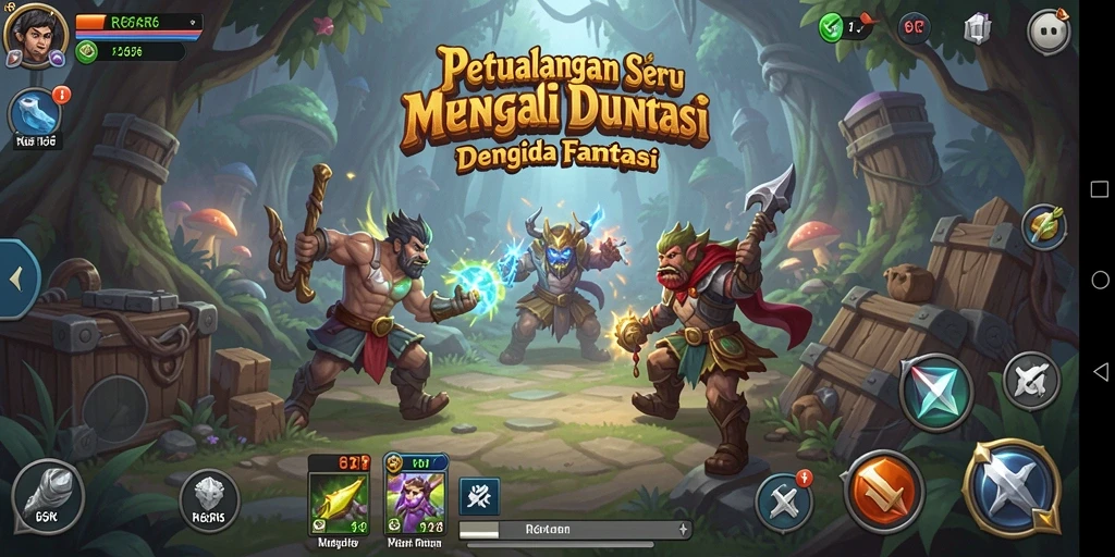 Antarmuka menarik dari R6R6 menunjukkan elemen petualangan yang mendebarkan.