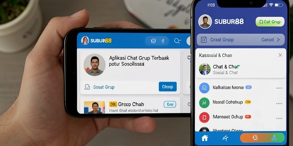 Antarmuka Chat Grup SUBUR88 yang menarik dan mudah digunakan.