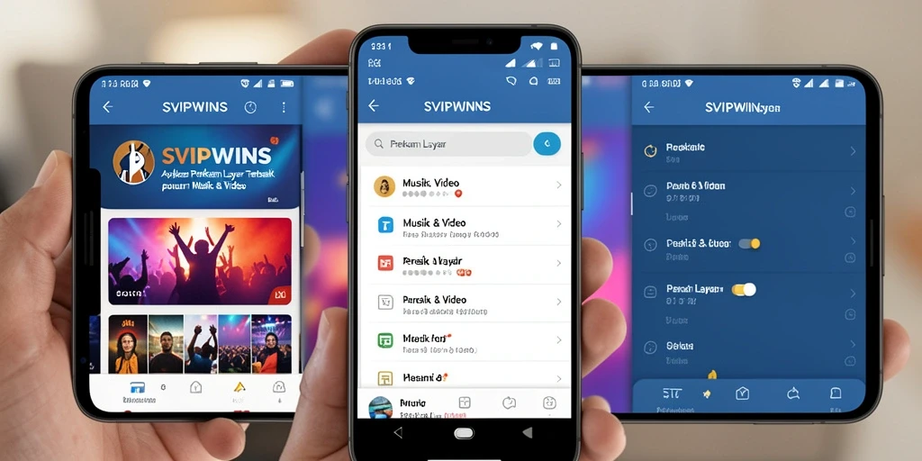 Antarmuka perekaman layar SVIPWINS yang sederhana dan fungsional.
