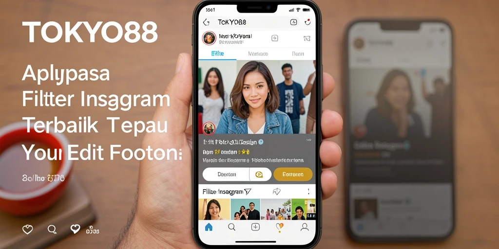 Antarmuka user-friendly dari TOKYO88 dengan beragam filter menarik.